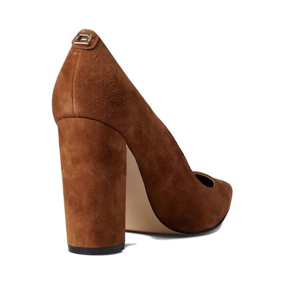 GUESS Women's Abagail Pointy-Toe Pumps, Medium Brown Size 7M - Picture 5 of 5